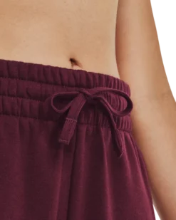 Under Armour Women's Rival Fleece Joggers -Nike Sales Store 9011353 DarkMaroonWhite 3