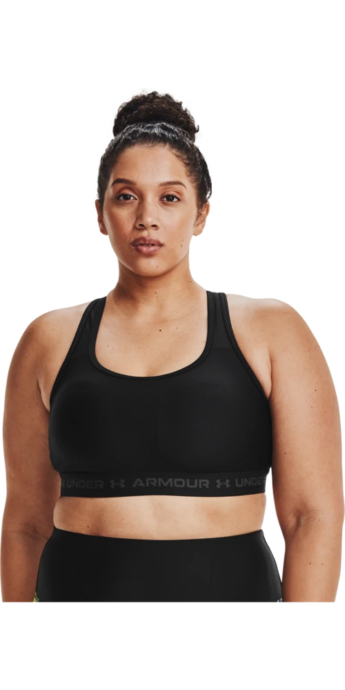Under Armour Women's Armour Mid Crossback Sports Bra (Plus Size) 3 Under Armour Women's Armour Mid Crossback Sports Bra (Plus Size) - Image 3