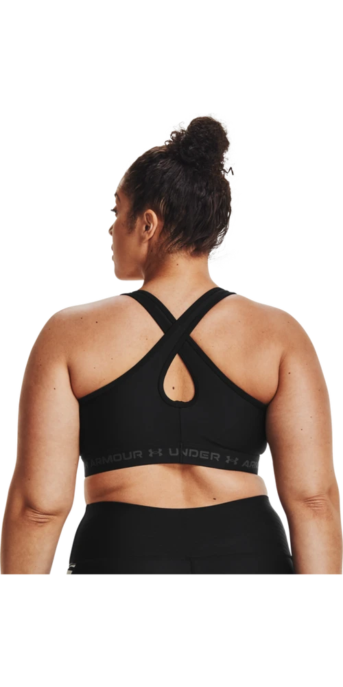 Under Armour Women's Armour Mid Crossback Sports Bra (Plus Size) 4 Under Armour Women's Armour Mid Crossback Sports Bra (Plus Size) - Image 4