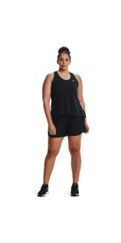Under Armour Women's Play Up 5" Short (Plus Size) -Nike Sales Store 9011357 BlackBlackWhite 5