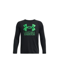 Under Armour Boys' Tech Hybrid Print Fill Long Sleeve