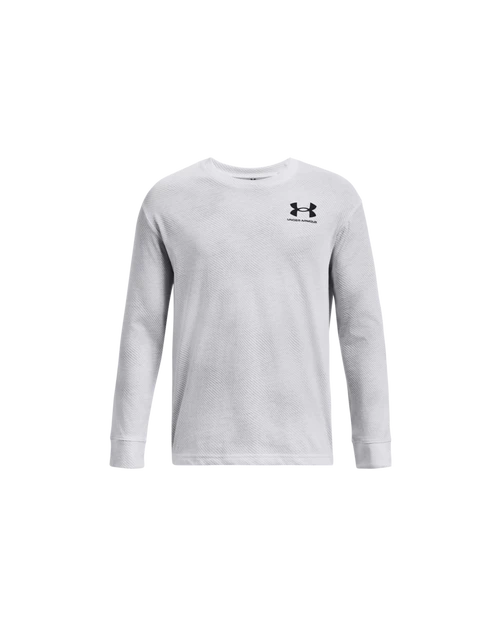 Under Armour Boys’ Logo All-Over Print Long Sleeve 1 Under Armour Boys’ Logo All-Over Print Long Sleeve