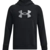 Under Armour Boys' Rival Fleece Big Logo Prt Fill Hoodie