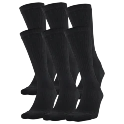 Under Armour Men's Training Cotton Crew Sock (6 Pack)