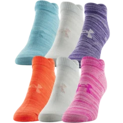 Under Armour Women's Essential 2.0 No-Show Sock (6 Pack)