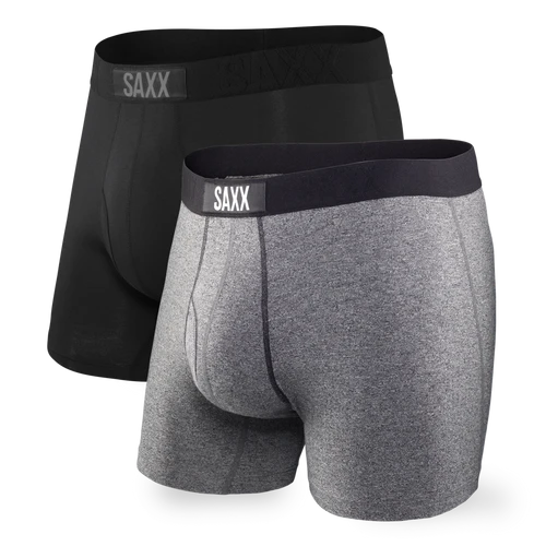 Saxx Men's Ultra Super Soft Boxer Brief Fly, 2-Pack 1 Saxx Men's Ultra Super Soft Boxer Brief Fly, 2-Pack
