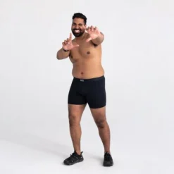 Saxx Men's Ultra Super Soft Boxer Brief Fly, 2-Pack 5 Saxx Men's Ultra Super Soft Boxer Brief Fly, 2-Pack -Nike Sales Store 9016030 BlackGrey 2