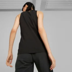 Puma Women's ESS Logo Tank Top -Nike Sales Store 9016100 Black 2