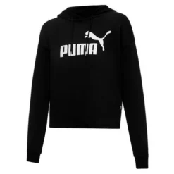 Puma Women's ESS Cropped Logo Hoodie TR