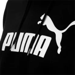 Puma Women's ESS Cropped Logo Hoodie TR -Nike Sales Store 9016104 Black 3