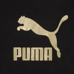 Puma Junior Girls' [8-20] Classics Cotton Jersey Short Sleeve Graphic T-Shirt -Nike Sales Store 9020161 Black 3