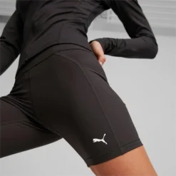 Puma Women's Fit 5" Tight Shorts -Nike Sales Store 9020181 BlackWhite 5