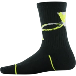 Under Armour Junior Boys' [8-20] Phenom Crew Sock (3 Pack) -Nike Sales Store 9020189 BlackGreyWhite 2