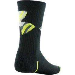 Under Armour Junior Boys' [8-20] Phenom Crew Sock (3 Pack) -Nike Sales Store 9020189 BlackGreyWhite 3
