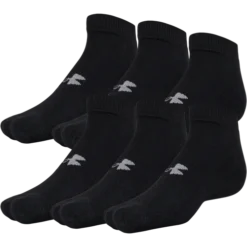Under Armour Men's Training Cotton Low Cut Sock (6 Pack)