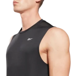 Reebok Men's WOR Sleeveless Tech T-Shirt -Nike Sales Store 9021096 Black 3
