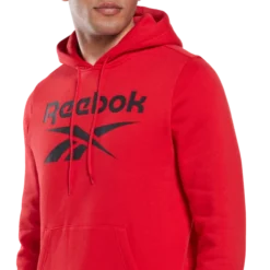 Reebok Men's Fleece OTH Hoody -Nike Sales Store 9021097 RedBlack 3