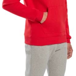 Reebok Men's Fleece OTH Hoody -Nike Sales Store 9021097 RedBlack 4