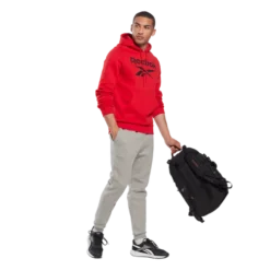 Reebok Men's Fleece OTH Hoody -Nike Sales Store 9021097 RedBlack 5