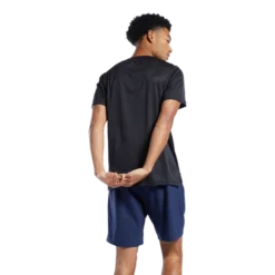 Reebok Men's WOR Short Sleeve Tech T-Shirt -Nike Sales Store 9021098 Black 4
