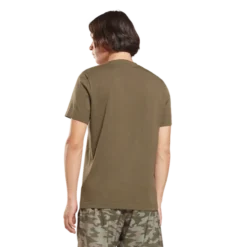 Reebok Men's Big Logo Tee Shirt -Nike Sales Store 9021099 ArmyGreen 2