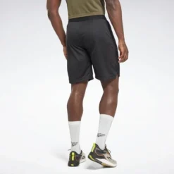 Reebok Men's WOR Comm Knit Short 8 Reebok Men's WOR Comm Knit Short -Nike Sales Store 9021100 Black 2