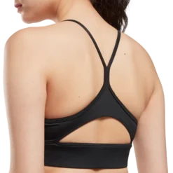 Reebok Women's Workout Ready Tri-Back Sports Bra -Nike Sales Store 9021109 Black 4