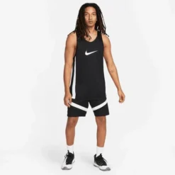 Nike Men's Dri-FIT Icon+ Jersey 7 Nike Men's Dri-FIT Icon+ Jersey -Nike Sales Store 9022070 BlackWhite 3