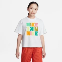 Nike Junior Girls' [8-20] Sportswear Boxy Print Short Sleeve T-Shirt