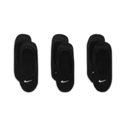 Nike Women's Everyday Lightweight Training Footie Sock (3 Pack) -Nike Sales Store 9022081 BlackWhite 2