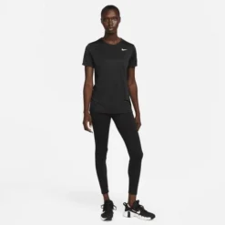 Nike Women's Dri-FIT T-Shirt 7 Nike Women's Dri-FIT T-Shirt -Nike Sales Store 9022174 BlackWhite 3