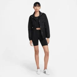 Nike Women's Sportswear Essential Mid Rise Biker Short 10 Nike Women's Sportswear Essential Mid Rise Biker Short -Nike Sales Store 9022181 BlackWhite 4