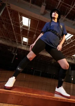 Nike Women's Sportswear Essential Mid Rise Biker Short 11 Nike Women's Sportswear Essential Mid Rise Biker Short -Nike Sales Store 9022181 BlackWhite 5