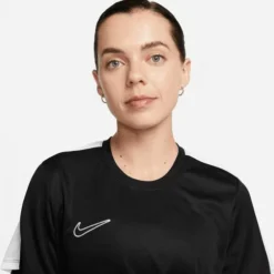 Nike Women's Dri-FIT Academy 23 Short Sleeve Soccer Top -Nike Sales Store 9022195 BlackWhite 2
