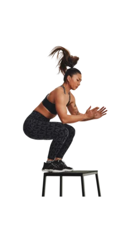 Under Armour Women's Infinity High Sports Bra -Nike Sales Store 9026008 Black 5