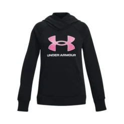 Under Armour Junior Girls' [8-20] Rival Fleece Big Logo Pullover Hoodie