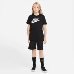 Nike Boys Sportwear Futura Icon Tee -Nike Sales Store 9026060 BlackLightGrey 3