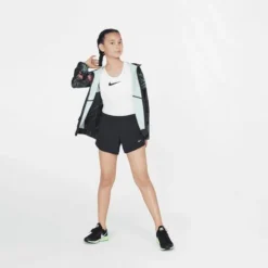 Nike Girls' Dri-FIT Tempo Shorts -Nike Sales Store 9026067 BlackWhite 4