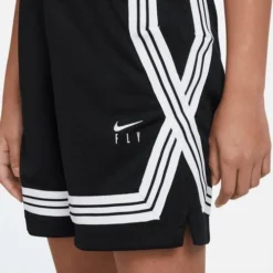 Nike Junior Girls' [8-20] Dri-FIT Fly Crossover Training Short -Nike Sales Store 9026070 BlackWhite 2