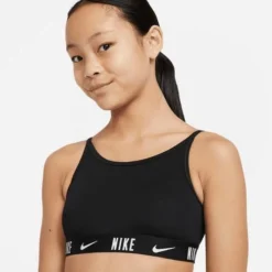 Nike Junior Girls' [8-20] Trophy Sports Bra -Nike Sales Store 9026074 BlackWhite 2