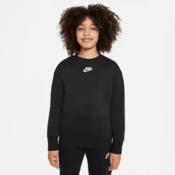 Nike Junior Girls' [8-20] Sportswear Club Fleece Crew Sweatshirt