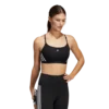 ADIDAS Women's Aeroreact Training Light Support 3-Stripes Sports Bra