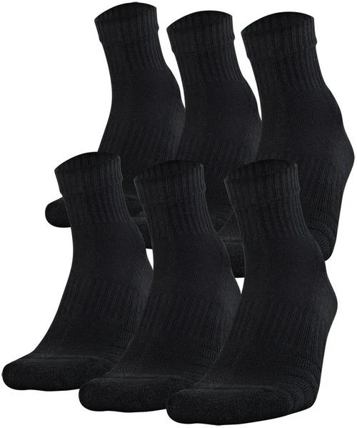 Under Armour Men's Training Cotton Quarter Sock (6 Pack) 1 Under Armour Men's Training Cotton Quarter Sock (6 Pack)