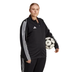 ADIDAS Women's Tiro 23 League Training Track Jacket Plus Size -Nike Sales Store 9042042 Black 2