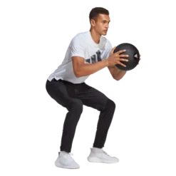 ADIDAS Men's Training Essential Pant -Nike Sales Store 9044045 BlackGrey 2