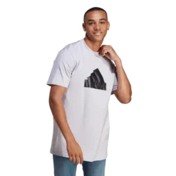 ADIDAS Men's Future Icons Badge Of Sport T-Shirt -Nike Sales Store 9044051 LightGrey 4