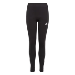 ADIDAS Juniors' [8-20] Essentials 3-Stripes Cotton Tight -Nike Sales Store 9044063 BlackWhite 5