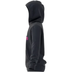 ADIDAS Girls Big Logo Hoodie -Nike Sales Store 9044066 BlueWhiteFuschia 4