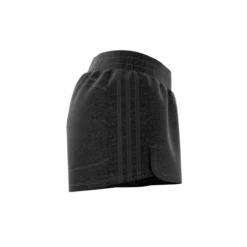 ADIDAS Women's Pacer 3-Stripes Woven Heather Short -Nike Sales Store 9044083 Black 3