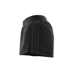 ADIDAS Women's Pacer 3-Stripes Woven Heather Short -Nike Sales Store 9044083 Black 4